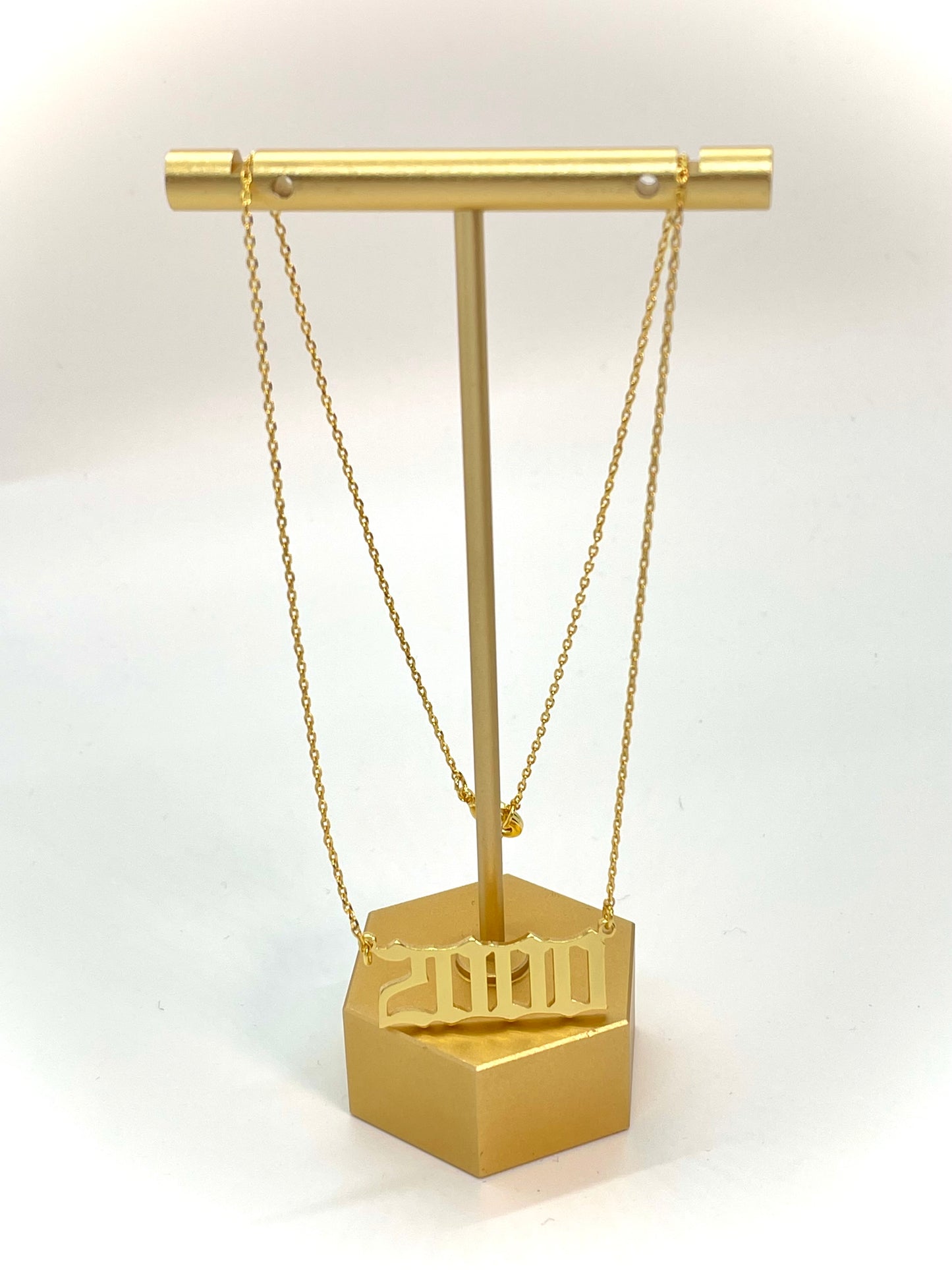 Year Plate Necklace