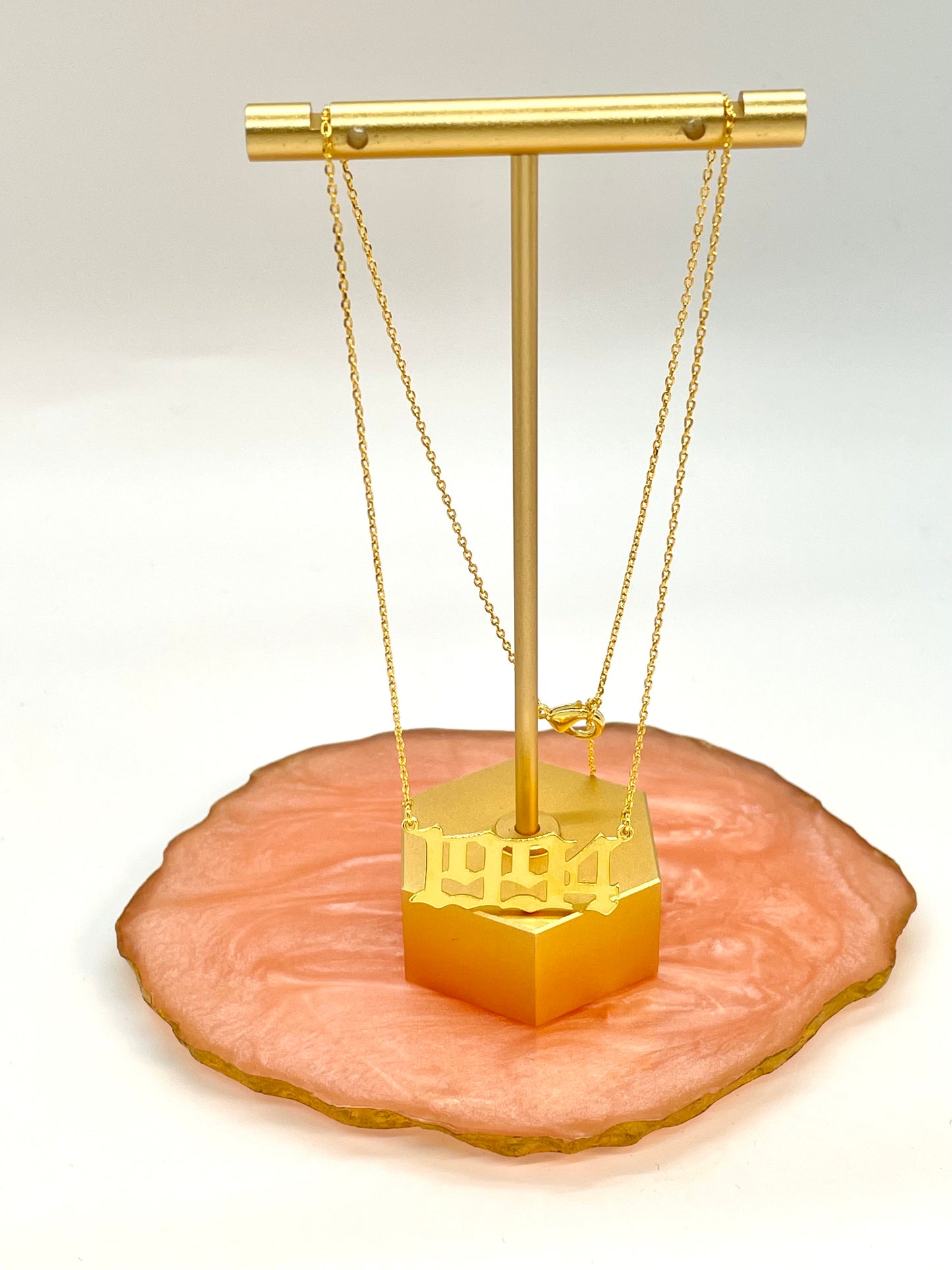 Year Plate Necklace