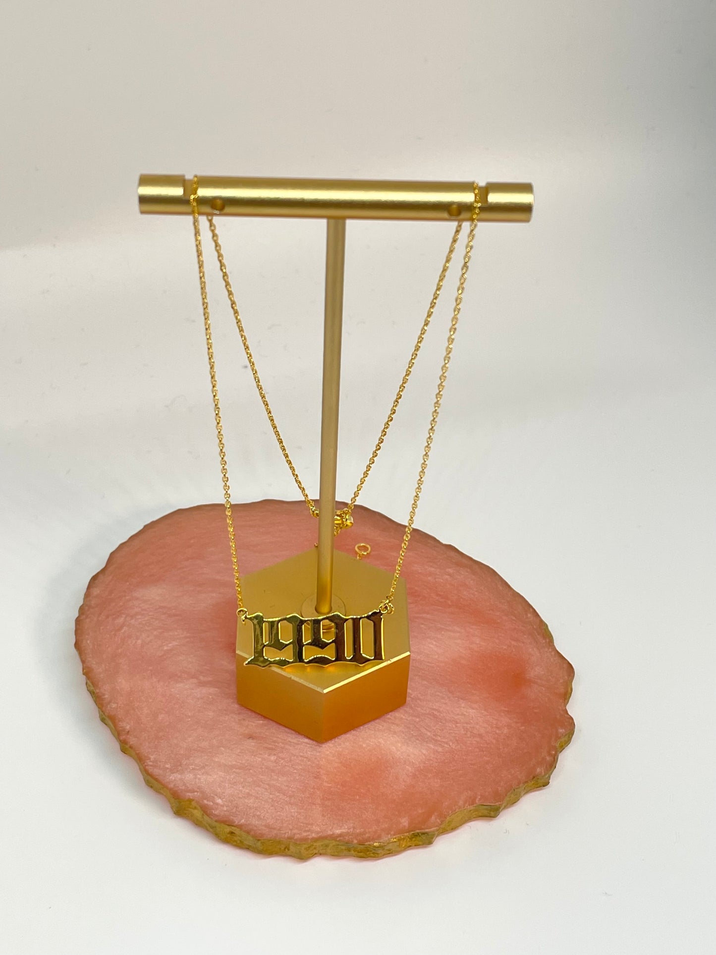 Year Plate Necklace